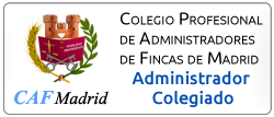 Colegio Profesional de Administradores de Fincas de Madrid Colegiado 6102